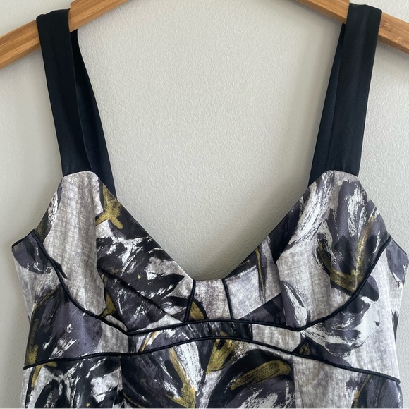 Rebecca Taylor Silk Floral Print Cocktail Dress Size 4 - Picture 5 of 10